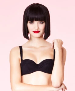 String Chantal Thomass De La Collection Encens'Moi Coloris Noir. 18 String Chantal Thomass De La Collection Encens'Moi Coloris Noir. -Sous Vêtement Soldes Magasin 0042 Soutien gorge Bandeau Mousse Noir Encens moi Chantal Thomass Face.jpg