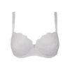 Soutien-gorge Corbeille Grande Taille Collection De Lingerie Permanente Dressing Floral De Chez Lise Charmel, Coloris Blanc.  -Sous Vêtement Soldes Magasin BCC3088 BL