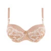 Soutien-gorge Coque Grande Taille Collection De Lingerie Permanente Dressing Floral De Chez Lise Charmel, Coloris Ambre Nacre.  -Sous Vêtement Soldes Magasin BCC8188 AN
