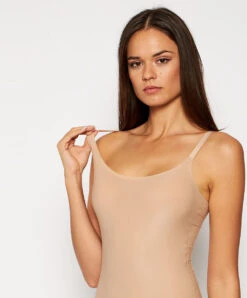 Body Basique Chair Invisible Collection Essentielle Soft Stretch De Chez Chantelle.  -Sous Vêtement Soldes Magasin Body Chantelle soft stretch nude chair C10680 0WU 11