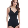 Body Gainant Noir Collection Shapewear Beyond Naked De Chez Wacoal. -Sous Vêtement Soldes Magasin Body galbant Wacoal Beyond Naked Noir WE121010 Face