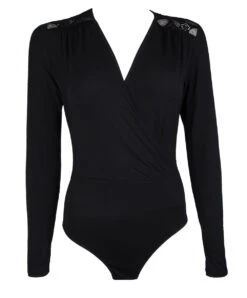 Body Sexy Manches Longues Collection Stricto Sensuelle De Chez Antigel Par Lise Charmel Coloris Noir. -Sous Vêtement Soldes Magasin Body manches longues sexy Antigel de Lise Charmel Stricto Sensuelle noir ELH5217 NO 10