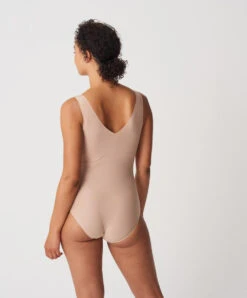 Body Paddé Chair à Pressions Collection Essentielle Soft Stretch De Chez Chantelle.  -Sous Vêtement Soldes Magasin Body padde a pression Chantelle soft stretch nude C16A80 0WU 11