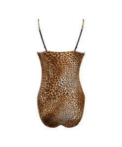 Body Sans Manches Prêt-à-porter Collection Libre Panthère Coloris Fauve Et Noir De Chez Antigel Par Lise Charmel. -Sous Vêtement Soldes Magasin Body sans manches pret a porter Antigel de Lise Charmel Libre Panthere fauve et noir panthere ELH5838 FN 11