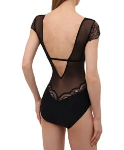 Body Très Sexy Sans Manches Ligne Sublime En Dentelle De La Marque De Lingerie Française Lise Charmel.  -Sous Vêtement Soldes Magasin Body sexy Lise Charmel Sublime en dentelle noir ALH5213 NO 502