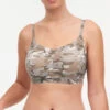 Bralette à Coques Bretelles Réglables Camouflage Invisible Collection Soft Stretch De Chez Chantelle Paris.  -Sous Vêtement Soldes Magasin Bralette paddee reglables Chantelle soft stretch camouflage imprime C11D20 0AC 1