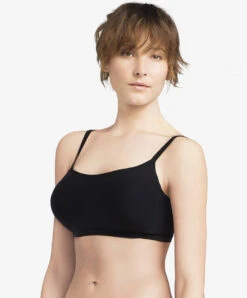 Bralette Paddée Bretelles Réglables Noire Invisible Collection Essentielle Soft Stretch De Chez Chantelle.  -Sous Vêtement Soldes Magasin Bralette paddee reglables Chantelle soft stretch noir C16A20 011 2