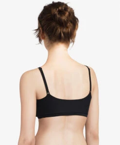 Bralette Paddée Bretelles Réglables Noire Invisible Collection Essentielle Soft Stretch De Chez Chantelle.  -Sous Vêtement Soldes Magasin Bralette paddee reglables Chantelle soft stretch noir C16A20 011 4