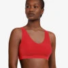 Brassière Paddée Col V Rouge Invisible Collection Essentielle Soft Stretch De Chez Chantelle.  -Sous Vêtement Soldes Magasin Brassiere paddee col v Chantelle soft stretch coquelicot rouge C16A10 0YU 1