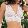 Soutien-gorge Bralette Sans Armatures Collection Stricto Sensuelle De Chez Antigel Par Lise Charmel Coloris Blanc. -Sous Vêtement Soldes Magasin Brassiere seduction bralette Antigel de Lise Charmel Stricto Sensuelle blanc ELH6217 BL fashion 1