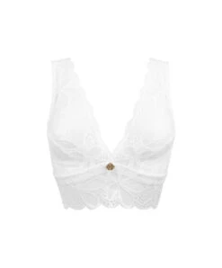 Soutien-gorge Bralette Sans Armatures Collection Stricto Sensuelle De Chez Antigel Par Lise Charmel Coloris Blanc. -Sous Vêtement Soldes Magasin Brassiere seduction bralette Antigel de Lise Charmel Stricto Sensuelle blanc ELH6217 BL ps 10