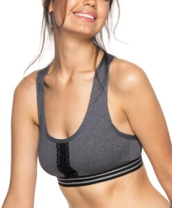 Brassière Sport Collection Coach Moi En Coloris "gris Sporty" De Chez Antigel Par Lise Charmel.