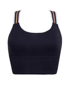 Brassière Top Collection Mode Sport Et Balnéaire Énergie Nautique De Chez Lise Charmel. -Sous Vêtement Soldes Magasin Brassiere sport Lise Charmel bain Energie nautique bleu encre ASA4135 EN 1001