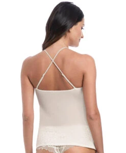 Caraco De La Collection Lace Essentiel De Chez Wacoal. 13 Caraco De La Collection Lace Essentiel De Chez Wacoal. -Sous Vêtement Soldes Magasin Caraco lace essentiel Wacoal creme poudre WE136009 CRR dos 2