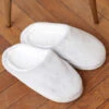 Chaussons Fourrés Bas Type "mules" Thème OPALE De Chez Dodo Homewear. -Sous Vêtement Soldes Magasin Chaussons mule Opale Nuit et Interieur Dodo Homewear gris clair AH21 SF OPALE MUL GRIS 1