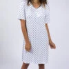 Chemise De Nuit Canat Modèle Dolly. 1 Chemise De Nuit Canat Modèle Dolly. -Sous Vêtement Soldes Magasin Chemise de nuit Canat dolly blanc