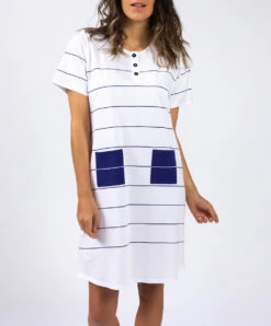 Chemise De Nuit Canat Modèle Lagune.