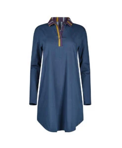 Chemise De Nuit De La Collection Every Night In Skiny De Chez Skiny Bodywear.  -Sous Vêtement Soldes Magasin Chemise de nuit Every night in Skiny Skiny bleu fonce S 080564 S063 10