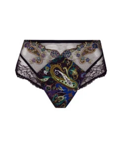 Slip Haut De La Collection Lingerie De Luxe Dentelle Cashmer Par Lise Charmel. 12 Slip Haut De La Collection Lingerie De Luxe Dentelle Cashmer Par Lise Charmel. -Sous Vêtement Soldes Magasin Culotte haute Lise Charmel Dentelle cashmer emaux cashmer prune ACH0351 EC 10