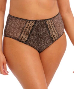 Culotte Haute Grande Taille De La Collection Matilda Par Elomi, Coloris Leopard.