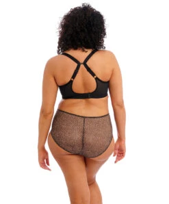 Culotte Haute Grande Taille De La Collection Matilda Par Elomi, Coloris Leopard. -Sous Vêtement Soldes Magasin Culotte haute grande taille Elomi Matilda leopard panthere EL8906 LED 3