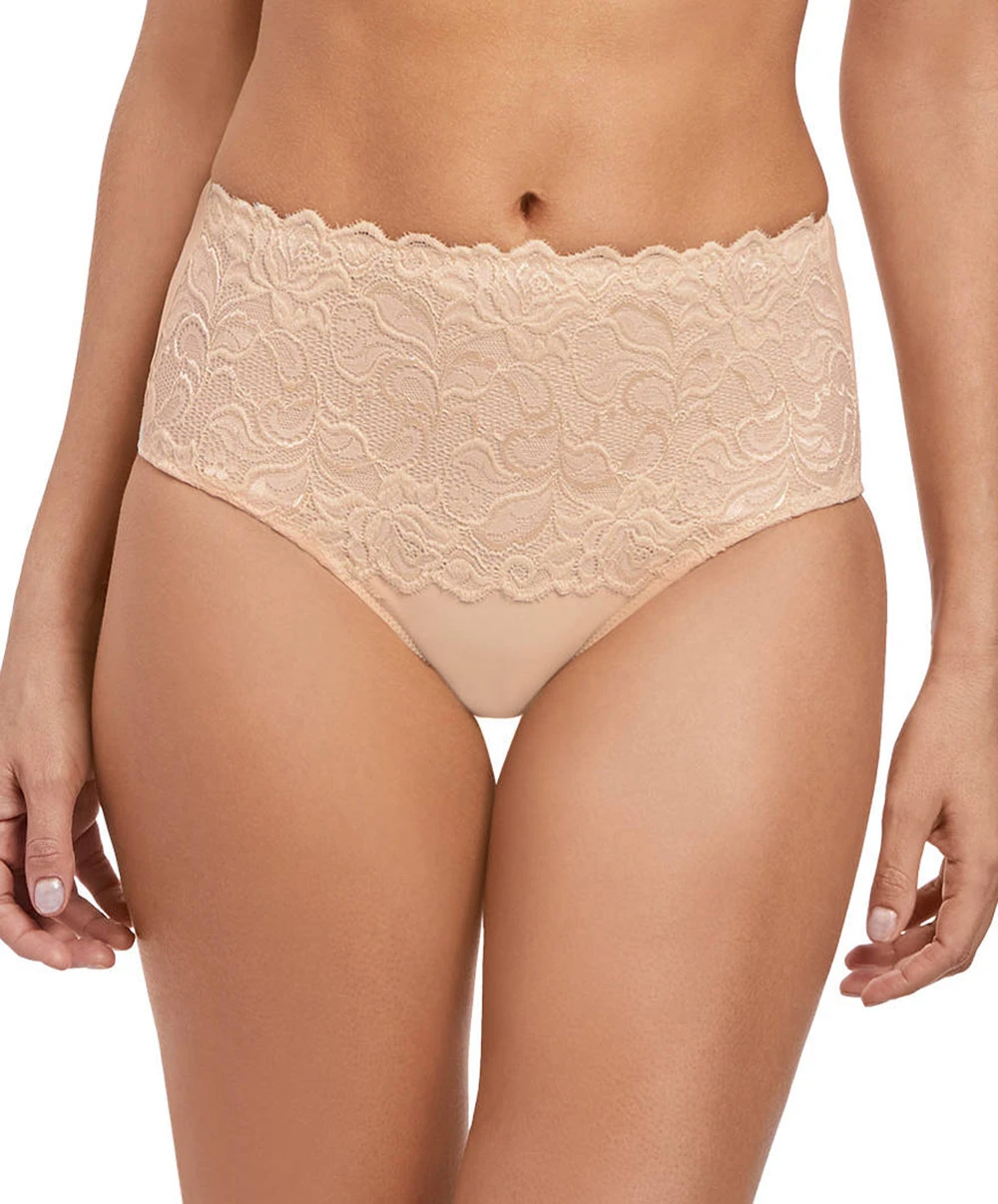 Slip Gainant Taille Haute Opaque Et Couvrant Collection Eglantine De Chez Wacoal 3 Slip Gainant Taille Haute Opaque Et Couvrant Collection Eglantine De Chez Wacoal