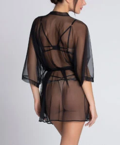 Déshabillé Sexy Transparent Lise Charmel De La Collection Lingerie De Charme Follement Sexy En Coloris Nude Sexy. -Sous Vêtement Soldes Magasin Deshabille sexy Lise Charmel Follement sexy nude sexy ALH2045 NS 7