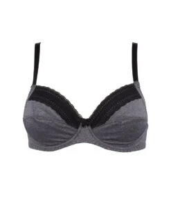 Soutien-gorge Couvrant à Armatures Collection Coach Moi En Coloris "gris Sporty" De Chez Antigel Par Lise Charmel.