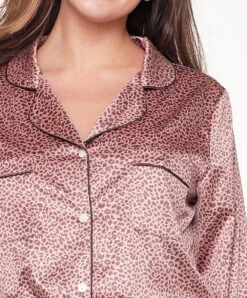 Ensemble Pyjama Satiné "Animal Print"collection Nightwear De Chez Lingadore. 9 Ensemble Pyjama Satiné "Animal Print"collection Nightwear De Chez Lingadore. -Sous Vêtement Soldes Magasin Ensemble pyjama satine Animal Print Lingadore Lingadore nightwear animal print 6818SET 113 ANIM 4