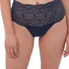 Slip Haut Invisible Stretch En Dentelle Collection Lace Ease De Chez Fantasie Lingerie. 1 Slip Haut Invisible Stretch En Dentelle Collection Lace Ease De Chez Fantasie Lingerie. -Sous Vêtement Soldes Magasin FL2330 NAY Fantasie Navy Lace Ease