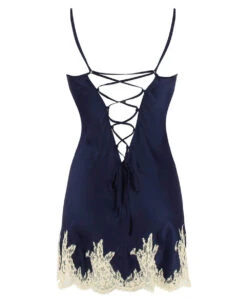 Nuisette Baby Doll Splendeur Soie Lise Charmel 11 Nuisette Baby Doll Splendeur Soie Lise Charmel -Sous Vêtement Soldes Magasin Nuisette Baby Doll Lise Charmel Splendeur soie Bleu fonce ALC1780 2