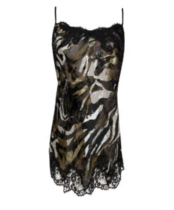 Nuisette Charme En Soie Et Viscose Lise Charmel De La Collection Lingerie De Charme Glamour Couture. -Sous Vêtement Soldes Magasin Nuisette Lise Charmel Glamour Couture noir ALH1007 NO 10