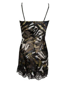 Nuisette Charme En Soie Et Viscose Lise Charmel De La Collection Lingerie De Charme Glamour Couture. -Sous Vêtement Soldes Magasin Nuisette Lise Charmel Glamour Couture noir ALH1007 NO 11