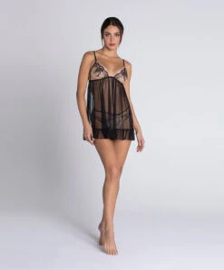 Nuisette Babydoll Sexy Lise Charmel De La Collection Lingerie De Charme Follement Sexy En Coloris Nude Sexy. 15 Nuisette Babydoll Sexy Lise Charmel De La Collection Lingerie De Charme Follement Sexy En Coloris Nude Sexy. -Sous Vêtement Soldes Magasin Nuisette babydoll Lise Charmel Follement sexy nude sexy ALH1745 NS 1