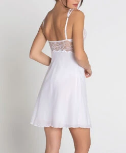 Nuisette Charme Collection De Lingerie Blanche Féérie Couture Par Lise Charmel. -Sous Vêtement Soldes Magasin Nuisette charme Lise Charmel Feerie Couture blanc ALH1074 BL 502