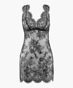 Nuisette Aubade De La Collection Histoire D'un Soir. 11 Nuisette Aubade De La Collection Histoire D'un Soir. -Sous Vêtement Soldes Magasin Nuisette histoire d un soir Aubade noir RZ40 NOIR 4