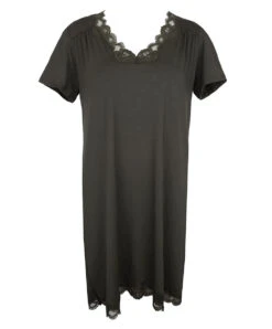 Nuisette Manches Courtes Collection Homewear Simply Perfect En Coloris Éclat Aventure (=kaki) De Chez Antigel Par Lise Charmel.