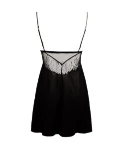 Nuisette Sexy De La Collection Lingerie De Luxe Les Nuits Chics Par Lise Charmel.  -Sous Vêtement Soldes Magasin Nuisette sexy Lise Charmel Les Nuits Chics noir argent ALH1235 NA packshot 11