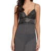 Nuisette Sexy Wacoal De La Collection Lace Perfection, Coloris Charcoal (=gris Anthracite).  -Sous Vêtement Soldes Magasin Nuisette sexy Wacoal Lace Perfection charcoal gris anthracite WE135009 CHL