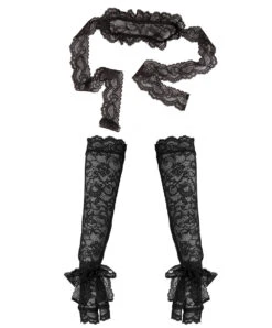 Mitaines Aubade Boite à Désir -Sous Vêtement Soldes Magasin P081 PS Loup et Gants Noir Boite a Desir Aubade Face.jpg