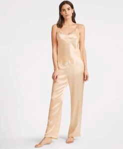 Pantalon En Soie Aubade Collection Toi Mon Amour Coloris Blond. 9 Pantalon En Soie Aubade Collection Toi Mon Amour Coloris Blond. -Sous Vêtement Soldes Magasin Pantalon en soie Toi Mon Amour Soie d Amour Aubade blond QS60 BLON 12