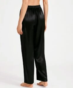 Pantalon En Soie Aubade Collection Toi Mon Amour Coloris Noir. -Sous Vêtement Soldes Magasin Pantalon en soie Toi Mon Amour Soie d Amour Aubade noir QS60 NOIR 13