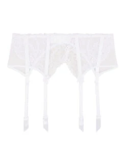Porte-jarretelles Sexy Collection De Lingerie Blanche Féérie Couture Par Lise Charmel. -Sous Vêtement Soldes Magasin Porte jarretelles Lise Charmel Feerie Couture blanc ACH4774 BL 1001