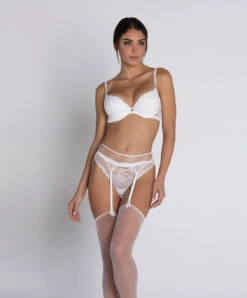 Porte-jarretelles Ivoire Collection De Lingerie Nuptiale Source Beauté Par Lise Charmel. -Sous Vêtement Soldes Magasin Porte jarretelles Lise Charmel Source Beaute ecru nacre ivoire ACH4772 EN 4
