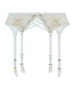 Porte-jarretelles Sexy Collection Trésor Infini De Chez Aubade, Coloris White Wind. -Sous Vêtement Soldes Magasin Porte jarretelles Tresor Infini white wind Aubade blanc et chair ID50 WHIW 1001