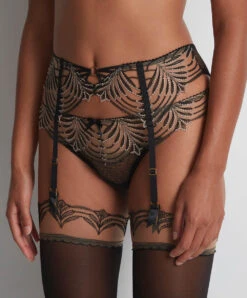 Porte-jarretelles Aubade De La Collection Lingerie Hypnolove. -Sous Vêtement Soldes Magasin Porte jarretelles hypnolove Aubade noir LD50 ECLE