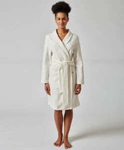 Robe De Chambre Oeko-Tex Standard 100 De La Série Sleep & Dream Par Skiny. -Sous Vêtement Soldes Magasin Robe de chambre Sleep and Dream Skiny ivoire S 080307 7608 6