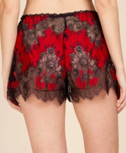Short Noir Et Rouge Collection Invitation Sexy De Chez Lise Charmel. -Sous Vêtement Soldes Magasin Short Lise Charmel Invitation Sexy noir et rouge sexy flash ALG0190 SF 1