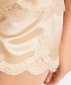 Short En Soie Aubade Collection Nightwear De Luxe Toi Mon Amour (ex. Soie D'Amour) Coloris Blond. -Sous Vêtement Soldes Magasin Short en soie Toi Mon Amour Soie d Amour Aubade blond QS61 MS61 BLON 4