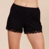 Short Mi-long Collection Homewear Simply Perfect En Coloris Noir De Chez Antigel Par Lise Charmel. -Sous Vêtement Soldes Magasin Short mi long Antigel de Lise Charmel Simply perfect noir ENA0306 NO face